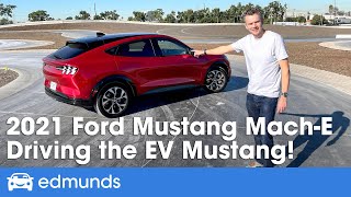 2021 Ford Mustang MachE Review The Electric Mustang SUV  Price Interior Range amp More [upl. by Inalan189]