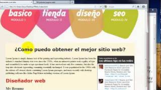 Como crear una pagina web completa en HTML  4 [upl. by Chester79]