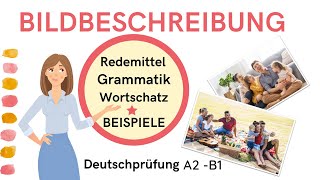 Bildbeschreibung A2B1 Mündliche Prüfung  Deutsch lernen [upl. by Bail]