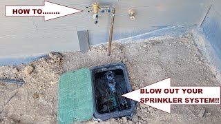 How to Blow Out a Sprinkler System [upl. by Heurlin166]