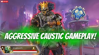 Apex Legends MOST FEARED CAUSTIC Season 22 [upl. by Ettellocin]