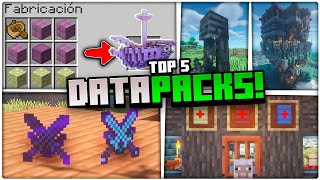 🟢 TOP 5 DATA PACKS MINECRAFT 116  117 😲 quotDUNGEONS en MINECRAFTquot Episodio 2 [upl. by Naillik]