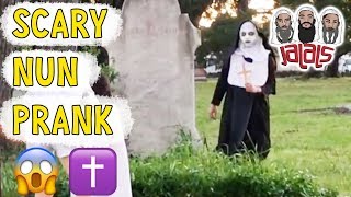 JALALS SCARY NUN PRANK COMPLIATION [upl. by Nnayd]