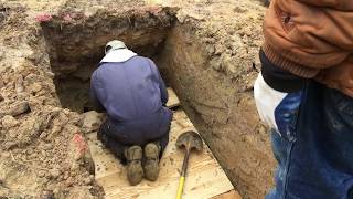 Digging a Muslim grave for a burial Amazing Interesting and Funny workers Watch and see [upl. by Neenahs]