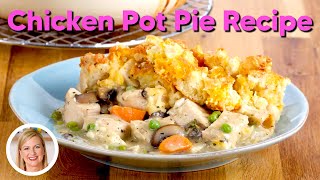 Professional Baker Teaches You How To Make CHICKEN POT PIE [upl. by Ymerrej]