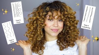 Find Your Curl Type  All Hair Types w Pictures [upl. by Estevan126]