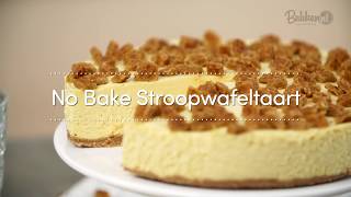 Stroopwafeltaart bakken zonder oven [upl. by Mose]