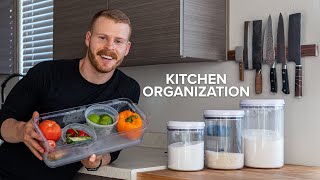 Beginners guide to Kitchen Organization Fridge Pantry Knives Pots  more [upl. by Alva953]