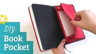 DIY Book Pocket  Sea Lemon [upl. by Shakti]