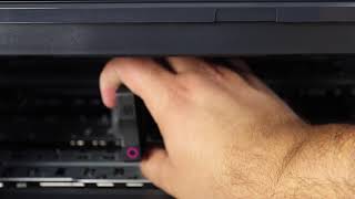 How To Install Ink HP 7740 Officejet Pro [upl. by Erodoeht717]