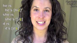 How to Pronounce Contractions American English Pronunciation [upl. by Arlen]