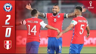 Chile vs Perú 20 Goles y Resumen del partido I Eliminatorias Qatar 2022 [upl. by Asserrac]