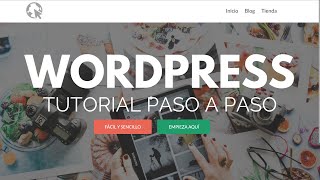 Como Crear una Pagina de WordPress 2019  Para Principiantes [upl. by Hepsoj]