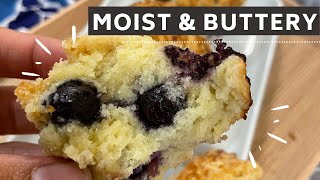 Moist amp Fluffy Blueberry Muffins [upl. by Catrina]