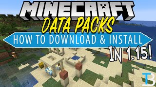 How To Download amp Install Data Packs in Minecraft 115 Get Mods in Minecraft 115 [upl. by Nesnej183]