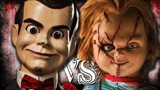 Slappy VS Chucky  Epic Rap Battles of Halloween [upl. by Aztin537]