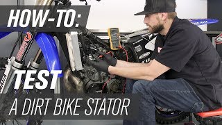 How To Test a Dirt Bike Stator [upl. by Eelsnia]