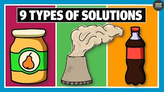 9 Types of Solution  Chemistry [upl. by Ande]