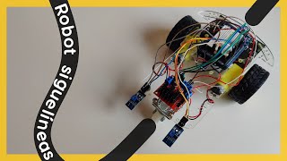 🚗 Cómo HACER un ROBOT SEGUIDOR de LÍNEAS  Tutorial fácil [upl. by Nima90]