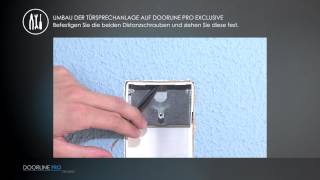 DOORLINE PRO EXCLUSIVE  Einbau im Unterputzgehäuse von DoorLine ab [upl. by Harrell]