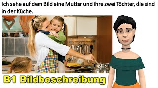 Bildbeschreibung B1  DTZ  Prüfung  Mündliche Prüfung Teil 2 [upl. by Chad474]