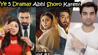 5 New Pakistani Dramas To Start Right Now In 2024  MR NOMAN ALEEM  HAR PAL GEO  ARY DIGITAL [upl. by Eulalia]