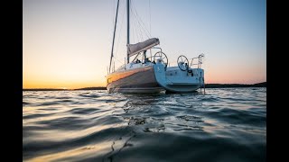 Beneteau Oceanis 301 rigged in the water [upl. by Estelle]