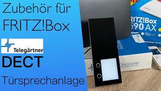 Türsprechanlage für Fritzbox  Telegärtner DoorLine Slim DECT [upl. by Peirce]