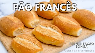 Pão Francês Caseiro de Longa Fermentação [upl. by Aittam]