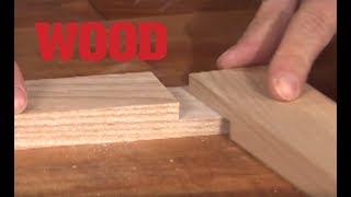 How To Make A HalfLap Joint  WOOD magazine [upl. by Madelle]