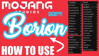 How To USE BORION Hacked Client TUTORIAL 121 ¦ Borion Client [upl. by Marcin]