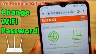 how to change tenda wifi password [upl. by Munro802]