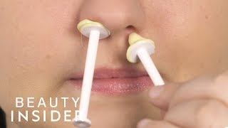 How To Wax Your Nose Hairs At Home [upl. by Nawyt]