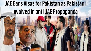 UAE Bans Visas for Pakistan as Pakistani involved in anti UAE Propoganda [upl. by Eelanaj]