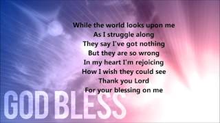 Thank You Lord For Your Blessings On Me Lyrics [upl. by Pollack912]