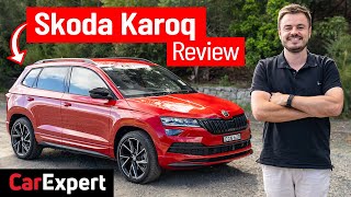 2021 Skoda Karoq review Its like a VW TRoc but better [upl. by Ecirtael]