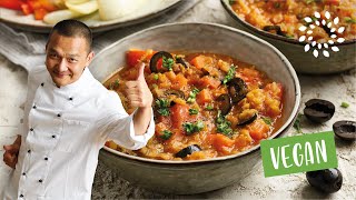 LinsenTopf mit Karotten und Oliven Rezept  Vegan [upl. by Ahselat]