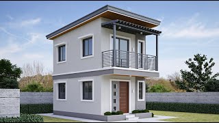 4 x 6 Meters SMALL HOUSE DESIGN  48 SQM [upl. by Beale]