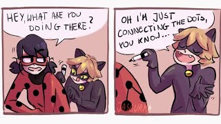 Adrien Connects The Dots Miraculous Ladybug Comic Dub [upl. by Uri846]