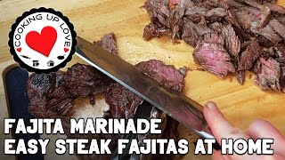 Fajita Marinade Recipe  Tex Mex Steak Fajita Recipe  Easy Dinner Recipes [upl. by Ilarrold]