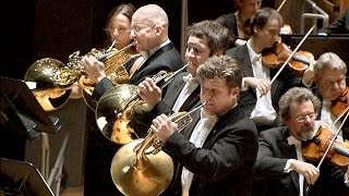 Schumann Concert Piece for four horns  Rattle · Berliner Philharmoniker [upl. by Hoem]