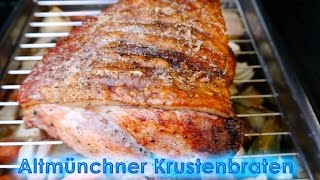 184 Altmünchner Krustenbraten mit Dunkelbiersauce  ein klassischer Schweinsbraten wie von der Oma [upl. by Sualkin]