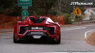 Lykan HyperSport driving in California [upl. by Nalloh]