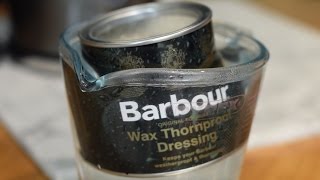 How to wax your Barbour Jacket Waterproofing wax thornproof dressing for wax jackets [upl. by Latif]