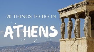 20 Things to do in Athens Greece Travel Guide [upl. by Arika]