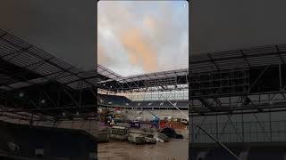 INSIDE BRAMLEY MOORE DOCK NEW EVERTON STADIUM [upl. by Fons140]