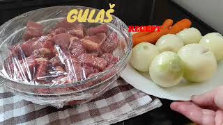 GULAŠ RECEPT  Kako se pravi gulaš  312 [upl. by Regor]