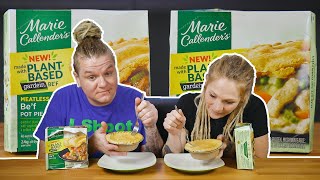 Marie Callenders Plant Based Pot Pie Review [upl. by Daffodil583]