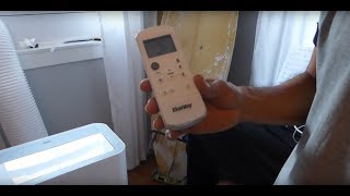 Installing a Danby 12k BTU Portable Air Conditioner [upl. by Akirre]