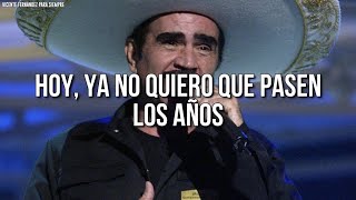 Vicente Fernández  Cuando Yo Quería Ser Grande LetraLyrics [upl. by Gasparo]